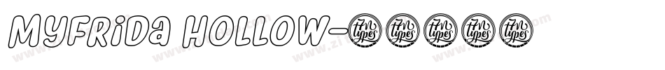 Myfrida Hollow字体转换
